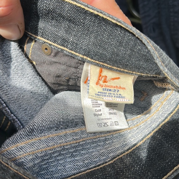 Citizens Of Humanity flair black/ grey Dark Wash thick stitching detail size 27 - Picture 12 of 15